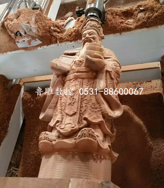 三維立體雕刻機(jī)制作的財神雕像、觀音佛像